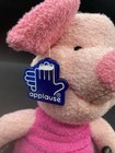 Vintage New Tags Applause Winnie The Pooh Piglet 10    Plush Stuffed Animal  Nwt
