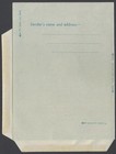 Aop Burma 1950 6a Blue Aerogramme Air Letter 