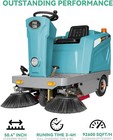 50 4  Ride-on Floor Sweeper Machine 26 4 Gallon Dustbin 92600 Sqft h Efficiency
