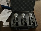 Samson Q6 Dynamic Supercardioid Hanheld Microphone 3-pack   Mic Clips  foam Case