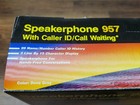 At t 957 Speakerphone Caller Id Call Waiting Dove Gray New Open Box Nos