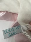 Douglas Baby Plush Baby Pink Floral Lovey Security Blanket Soother 15  X 15   