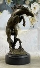 Rambunctious Horse Stallion Standing Bronze Sculpture Figure Figurine Animal Nr