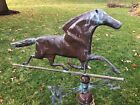 Antique Copper And Bronze Running Horse Weathervane
