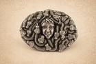 Medusa Belt Buckle     Made In France     Fits 1 5 Inch Belt