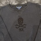 Polo Ralph Lauren Skull Crossbones Sequin Sweater Long Sleeve Crewneck Kids Sz L