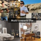 Indoor Wooden Gun Rack Floor Stand For 10 Vertical Rifle Shotgun   8 Pistols