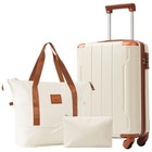 Carry On Luggage Set 3pc 20  Hardshell Spinner Lightweight Suitcase