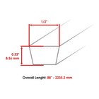 1 2  X 87-1 2  Drive Belt For Craftsman Husqvarna Belt 178138 532178138