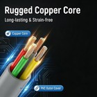 Extension Cord 25 Ft Long Cable Line Wire  With Standard Rj11 Plug Andinclude   