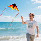 Large Single Line Beach Kite For Adults easy To Fly Kites For Kids Age 4-12
