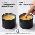 Evoduck 6pcs Massage Oil Candle Gift Set 1oz Lotion Body Oil Soy Wax Couples Spa