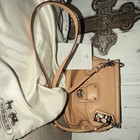 Coach 70th Anniversary Limited Edition Tan Shoulder Bag  Dust Bag  Tassel