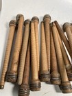 Wood Bobbins Spools Wooden Industrial Style Spindles 8 75  Wooden Quills Lot-30 