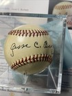 Jesse C  Burkett Autograph  Signed  Vintage Baseball Official    coa Loa P