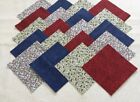 40 4    Quilter   s Calico Floral Print Precut Fabric Quilt Squares Quilting Kit