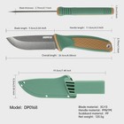8 Inch Full Tang Fixed Blade Knife Tactical Hunting Knives With Sheath Edc Knive