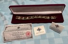 New Camrose   Kross Jbk Jacqueline Kennedy Diamant   Ruby Gold Tone Bracelet Sign