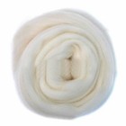 White Wool Corriedale Needlefelting Top Roving Dyed Spinningss Wet Felting Fiber