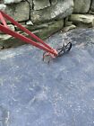 Vintage Planet Jr Single Wheel Cast Iron  Cultivator W  3 Attachment    Handles