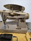 Vintage Singer 500a Rocketeer Mcm Slant-o-matic Sewing Machine W  Foot Pedal