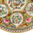 Famille Rose Canton Porcelain Plate With Lotus Medallions   Butterflies 10 