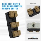 Novaparts Power Window Switch Driver Side Hyundai Elantra 2011-2015 Beige