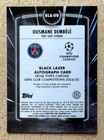 Ousmane Dembele 2024 Topps Chrome Bla-od Laser Paris Saint-germain Auto 03 50