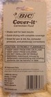 Bic Cover-it White Out Correction Fluid Liquid Paper 0 7oz Each -brand New
