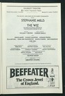 Boston Playbill - September 1983 - The Wiz - Stephanie Mills B3