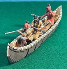 Frontline Figures Iwc1 French And Indian Wars Paddling Canoe Unboxed