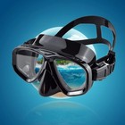 Snorkel Diving Mask Tempered Glass Wide View Anti Fog Scuba Swim Goggles