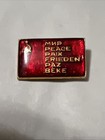 Ussr Soviet Russian Propaganda Pin Enamel   Peace  