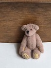 Vintage Mauve Little Gems 1995 Miniature Jointed Teddy Bear 2  