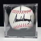 Donald Trump Hand Signed Baseball Maga 45-57 President Auto  holo   Coa Card 
