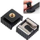2x Flash Hot Shoe Mount Adapter 1 4    Thread For Studio Light Stand Tripod Holder