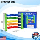 Wnwlwooden Abacus Frame Learning Tool Growth Toy Beads Educational Counting T