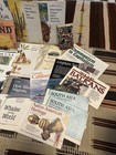 Lot Of 34 Vintage National Geographic World Maps   Educational Material Travel
