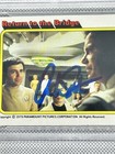 1979 Topps Star Trek William Shatner On Card Auto Beckett Authentic