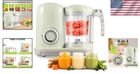 Multifunctional Baby Food Steamer   Blender - 400ml Dishwasher Safe Green