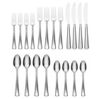 Oneida Etta 20 Piece Flatware Set Service For 4 Silver 18 0 Stainless Steel