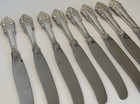 Wallace Grande Baroque Sterling Flatware Dinner Knife-9 3 4  Lot Of 8  104g Ea 