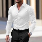 Men   s Slim Fit Dress Shirt Long Sleeve Button Down Formal Business Casual Top
