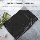 Heavy Duty Fitness Weight Loss Sweat Sauna Suit Exercise Gym -rip Black1341