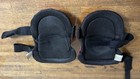 Western Safety Black Cap Knee Pads - Red - One Size Fits All - Adult