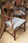 Vintage Hepplewhite Shield Back Armchair
