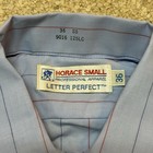 Vintage Usps Postal Service Us Mail Button Shirt Short Sleeve Sz 36 Pinstripe