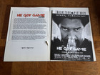 He Got Game Movie Press Kit With Booklet - Denzel Washington   Spike Lee