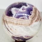 Natural Dream Amethyst Quartz Crystal Sphere Ball Healing 2240g