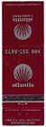 Atlantis Casino Hotel Matchbook Cover Atlantic City No Matches Icmsc5